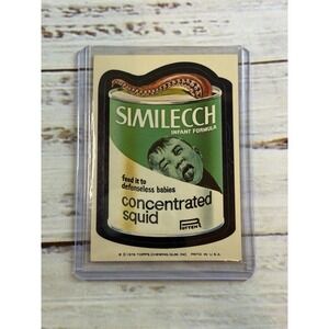 1976 TOPPS WACKY PACKAGES 16TH SERIES - SIMILECCH SQUID